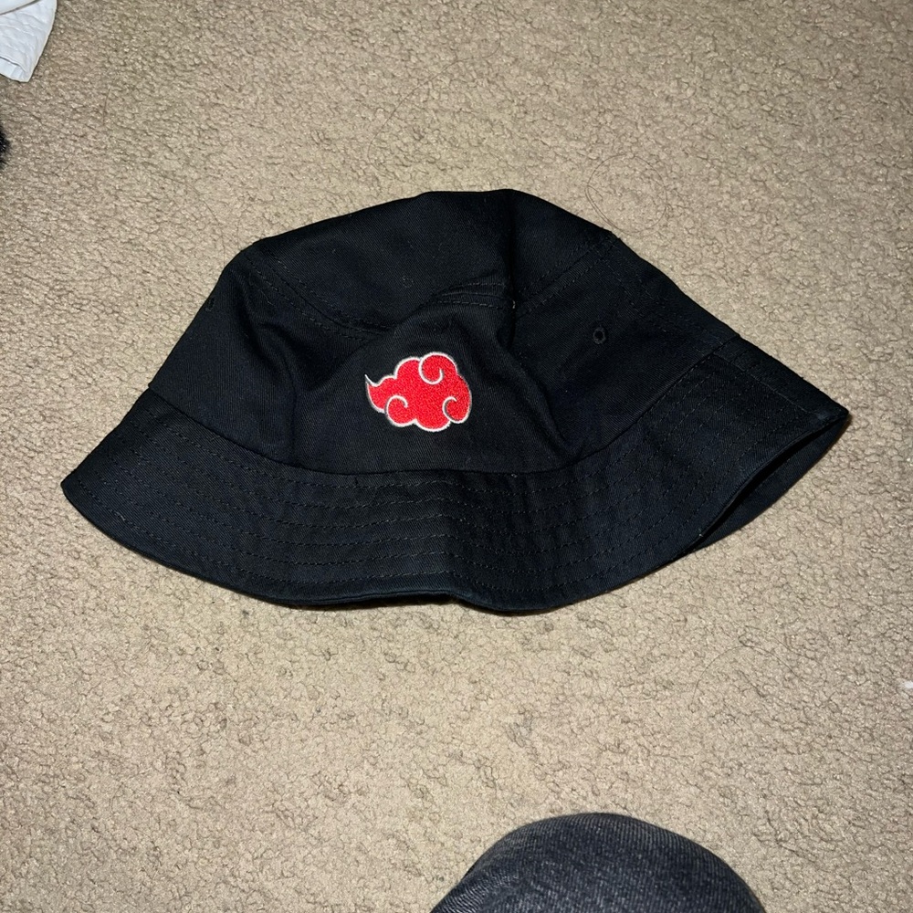 Naruto black bucket hat with